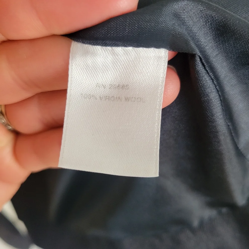 Vintage‎ Pendleton 100% Virgin Wool Blazer Suit Jacket Gray Size 10 Petite - Picture 7 of 10